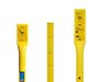 PVC/PMMA Messstellenpfosten 2k, gelb, 2,5m Länge